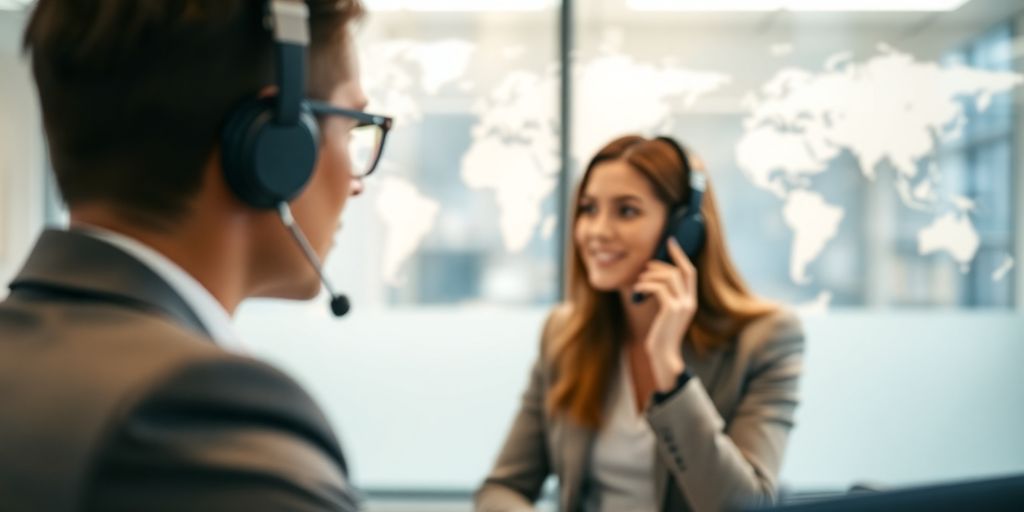Immigration lawyer working remotely with virtual receptionist.