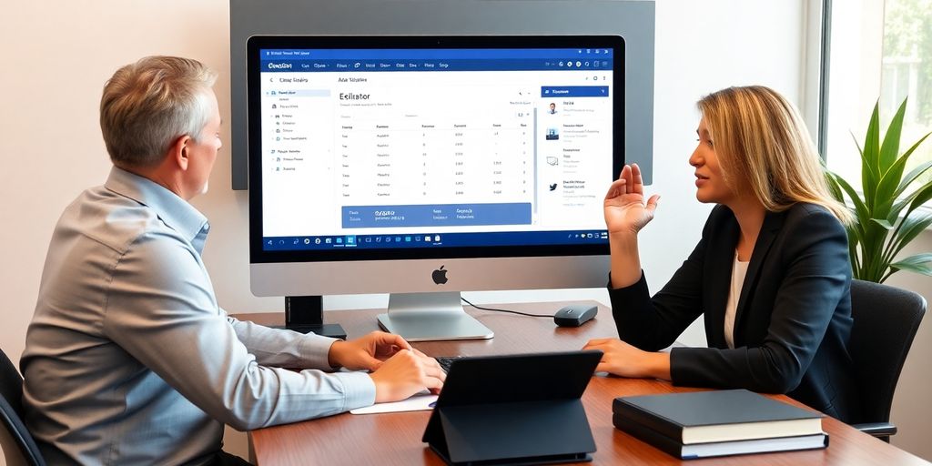 Immigration lawyer working with virtual receptionist.