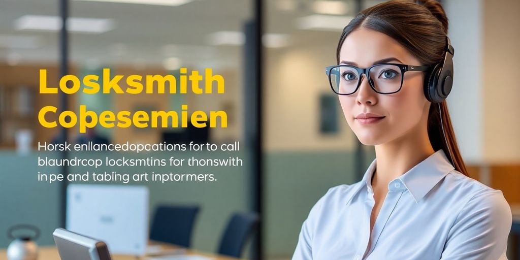 AI assistant taking calls for a locksmith business.