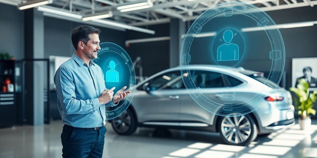 Automated front desk assisting car owner