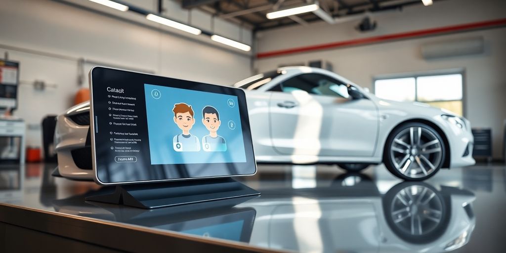 Car detailing service with AI assistant.