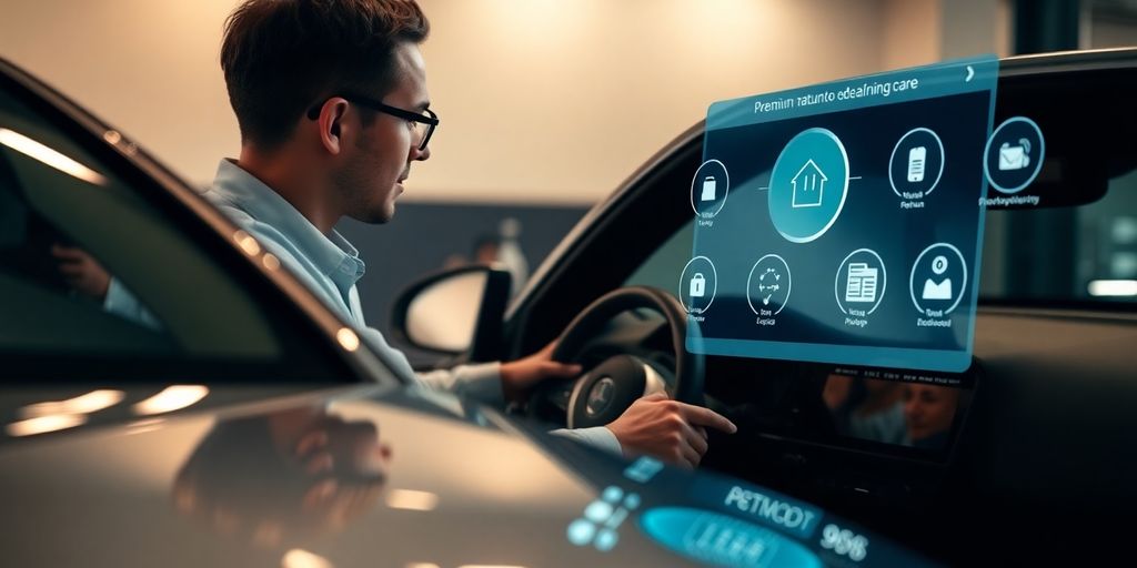 AI chatbot assisting with car detailing appointments.