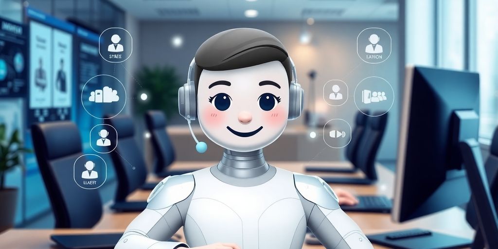 AI receptionist handling calls for insurance brokers.