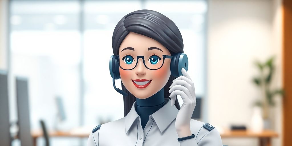 AI receptionist handling HVAC business calls.