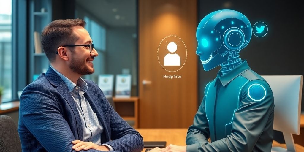 AI receptionist assisting property manager with calls.