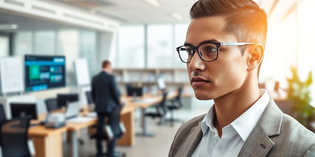 Lawyer using AI phone answering service.