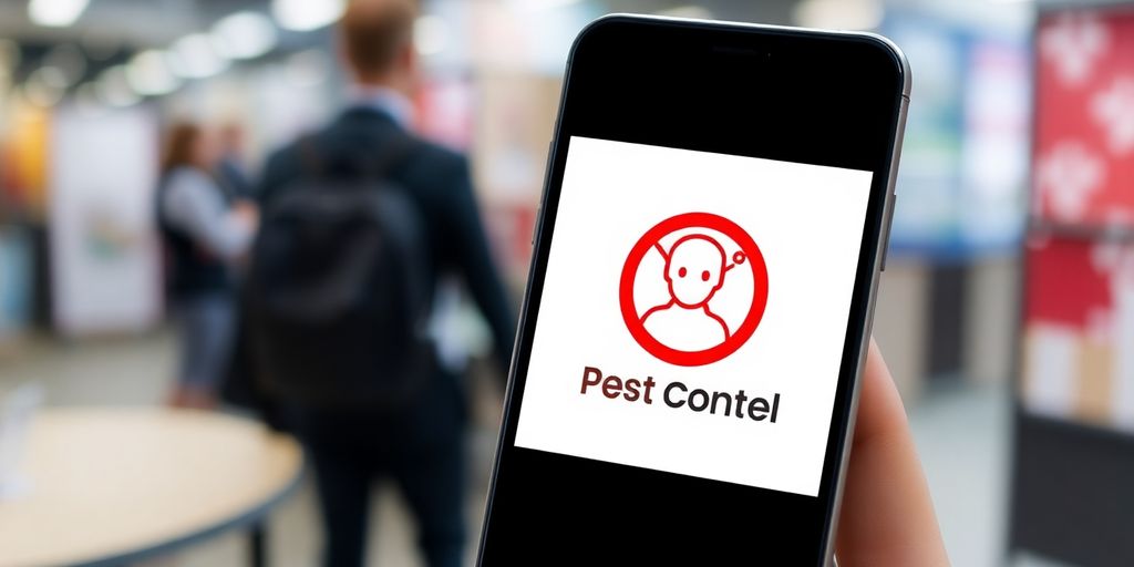 Smart AI answering phone for pest control business.