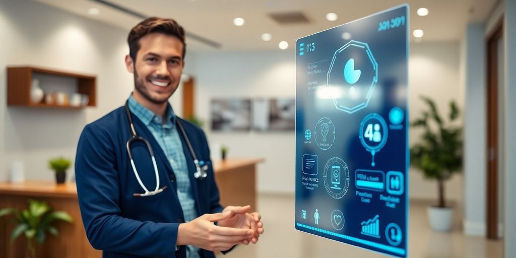 Physiotherapist uses AI to answer phone.