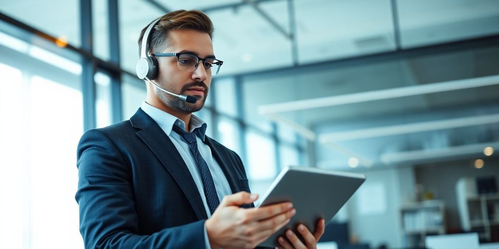 Insurance broker using AI phone answering service.