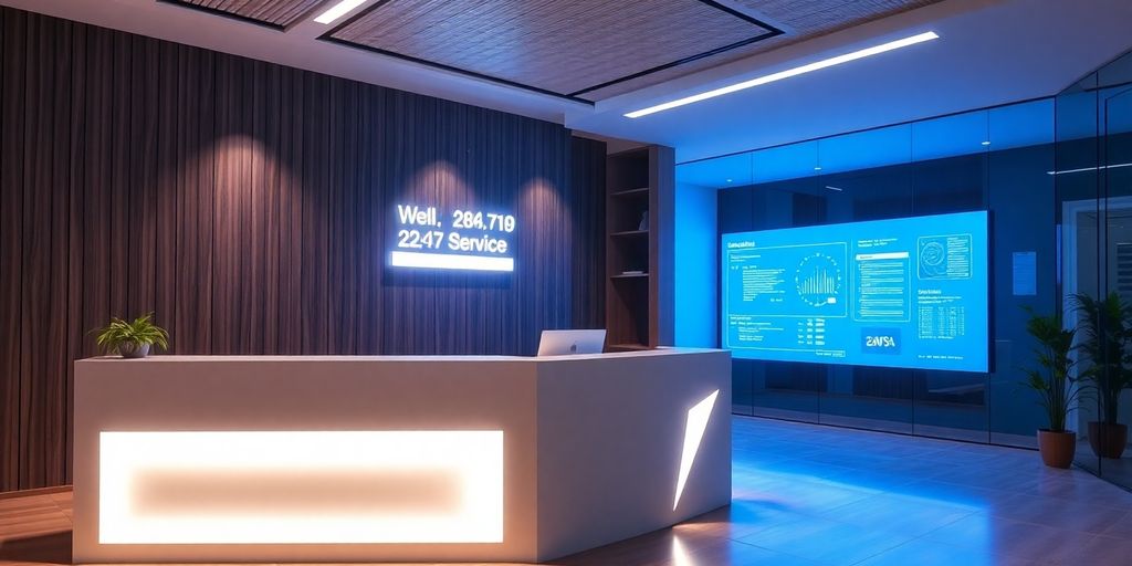 AI answering calls for property management.