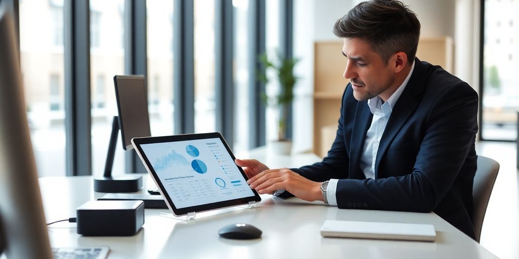 Property manager using AI phone answering.