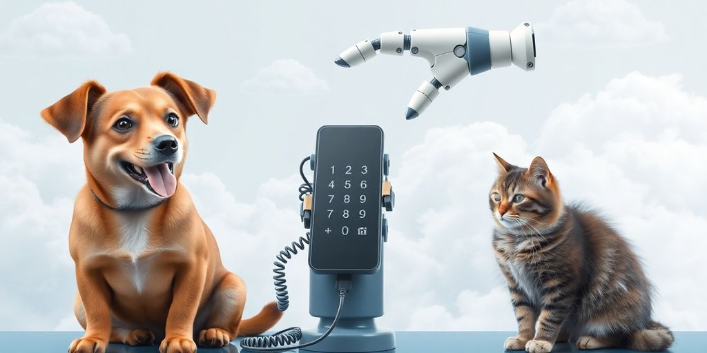 AI helping groomer with busy phone.