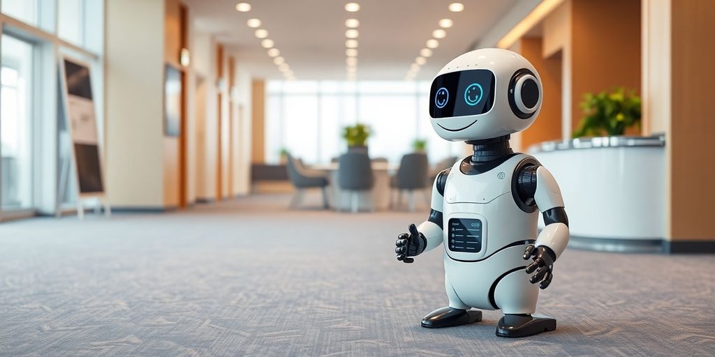 Clean carpet with AI receptionist bot.
