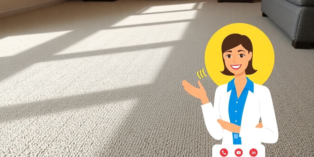 Carpet cleaner with AI virtual receptionist.