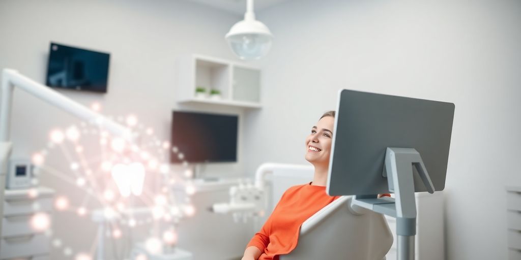Dental office with AI assistant.