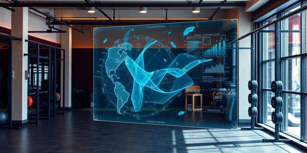 AI analyzing CrossFit gym data.