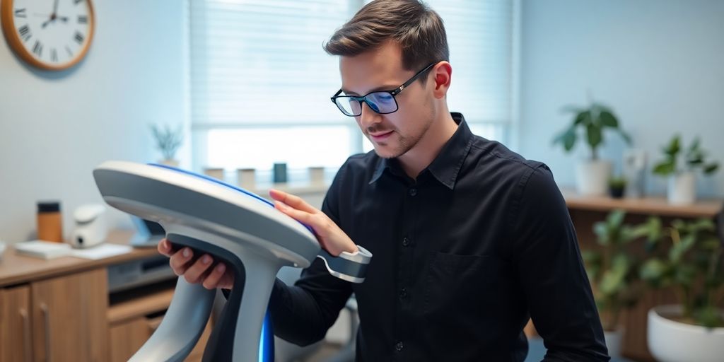 Chiropractor using modern AI phone system.