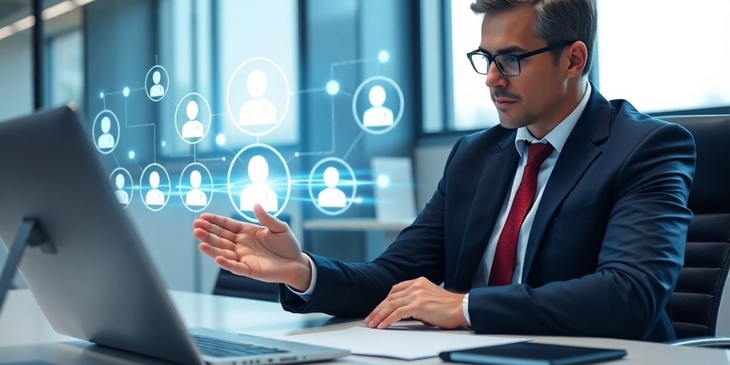Lawyer using AI assistant for phone calls