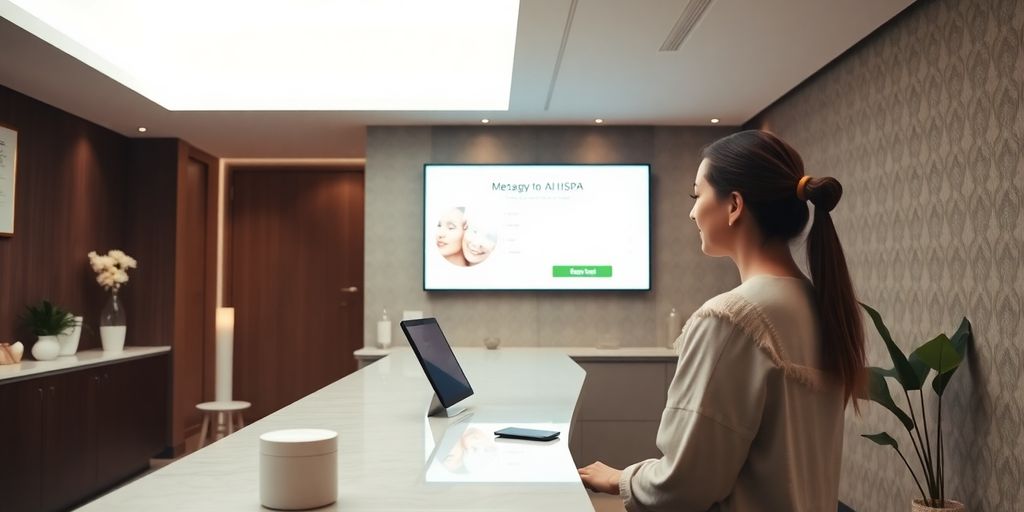 Medspa client booking with AI assistant.