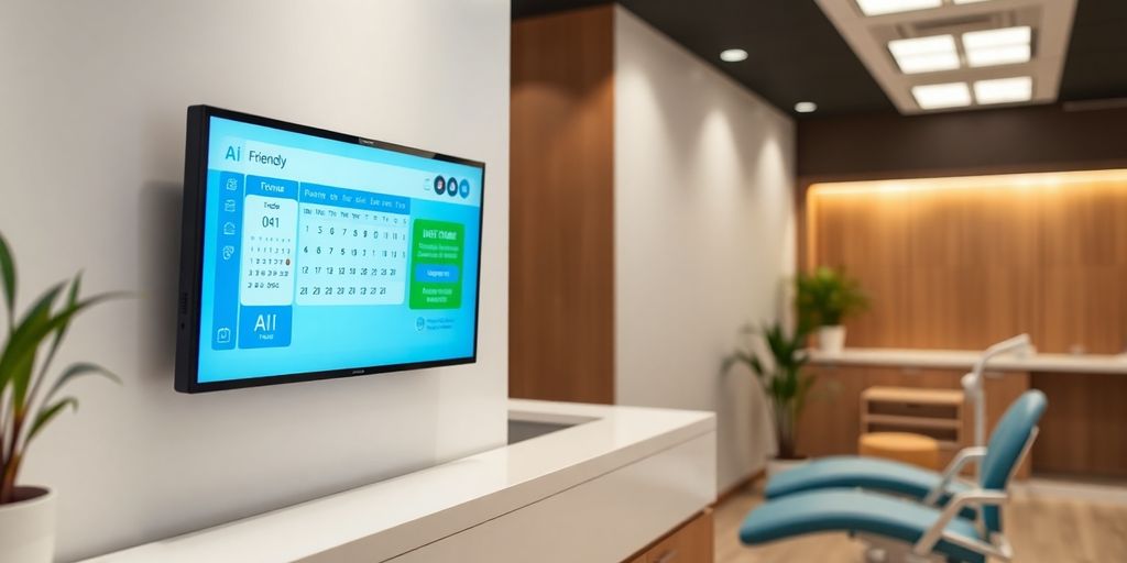 AI bot scheduling appointments for a dental clinic.