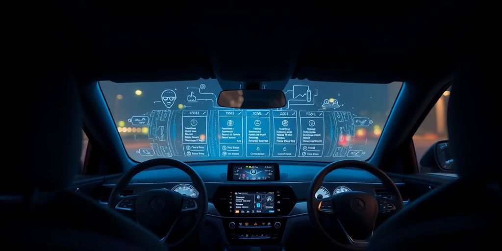 AI assistant interacting with a car.