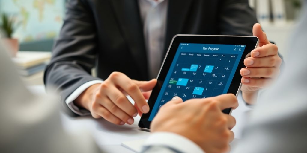 Tax preparer using AI for scheduling.