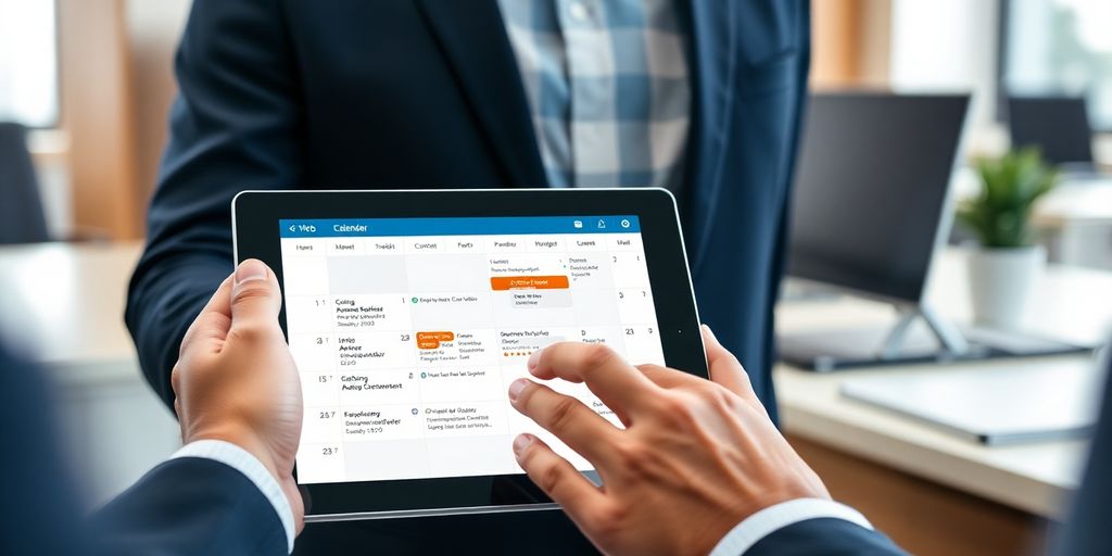AI bot scheduling appointments for property managers.