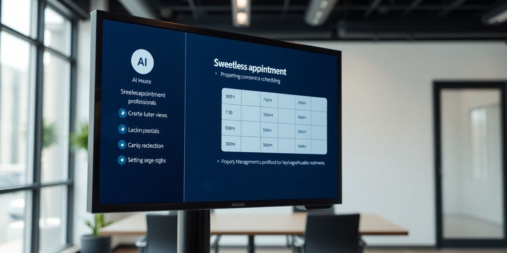 AI bot setting appointments for property managers.