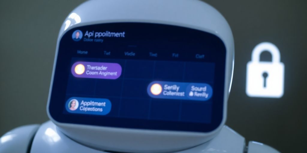 AI chatbot managing locksmith appointments.