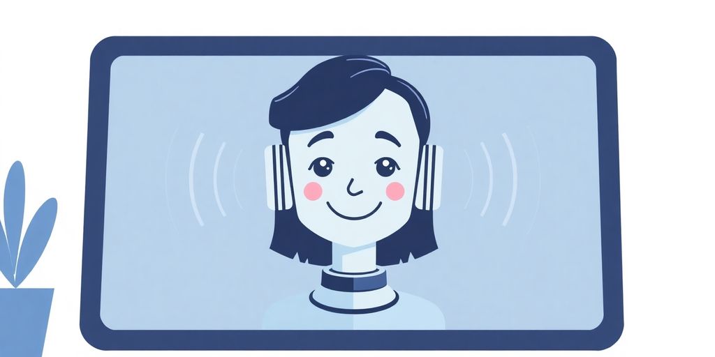AI virtual receptionist interfacing with a caller.