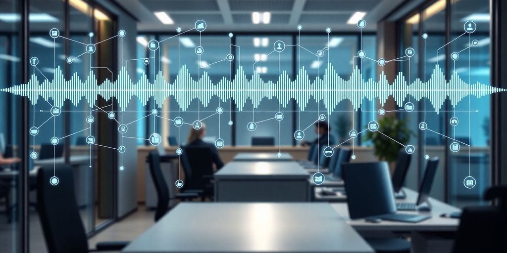 AI receptionist handling multiple phone calls efficiently.