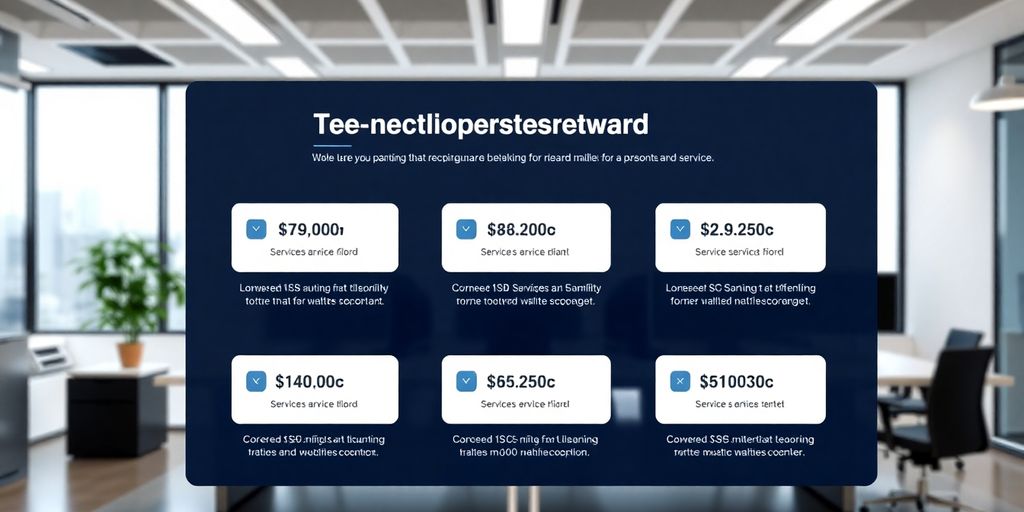 AI receptionist interface with pricing tiers.