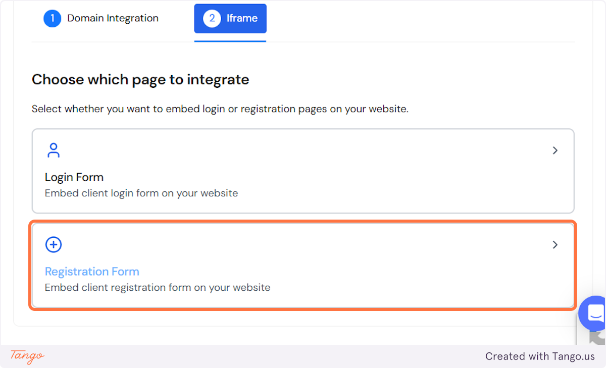 We give you the same thing for the registration pages as well.