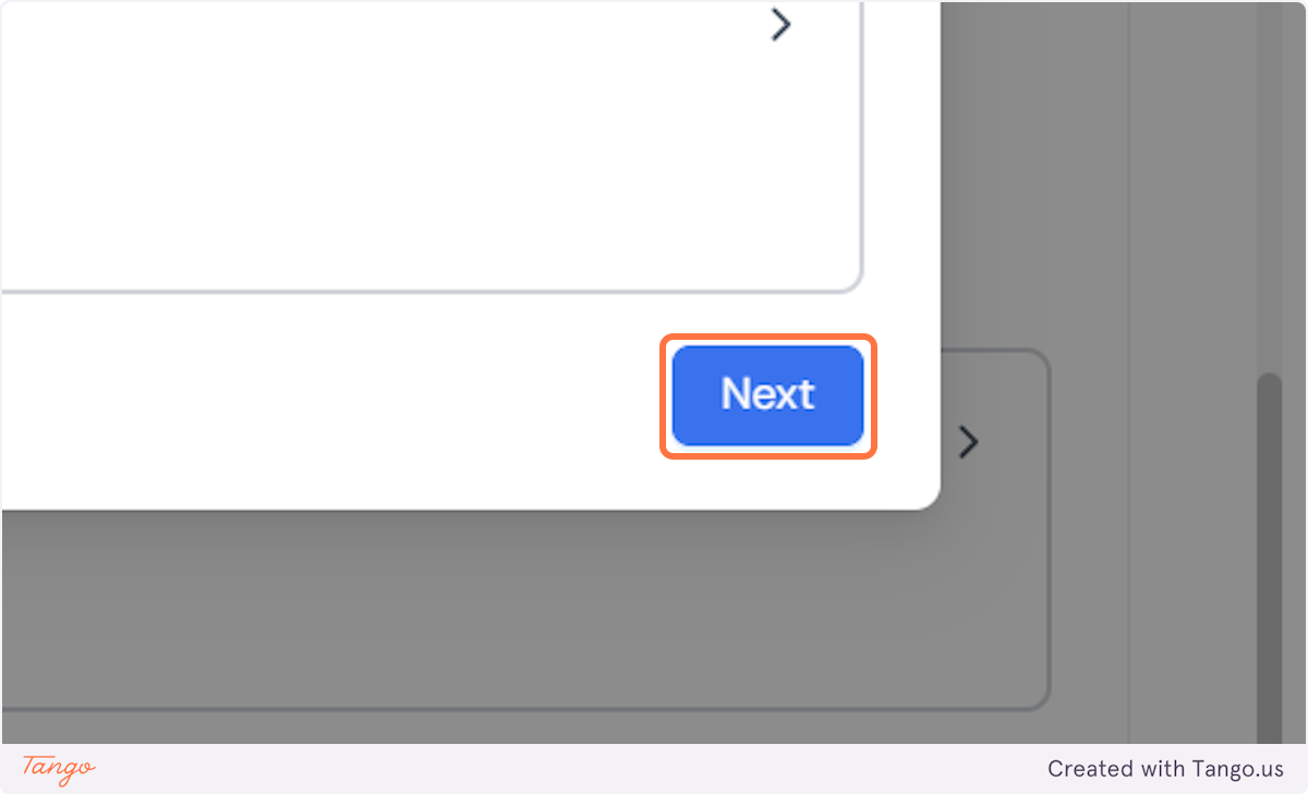 Click on Next