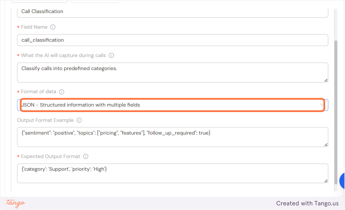 Let's pick the data format we want to use.