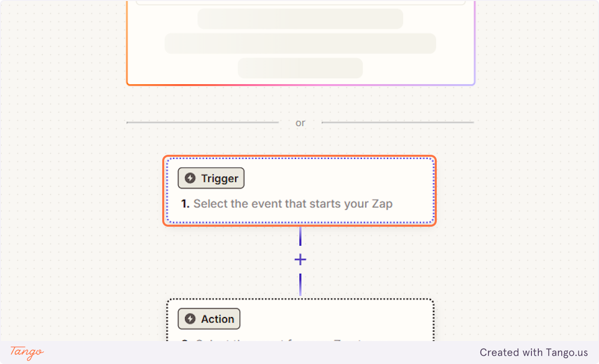 Click on Trigger…
