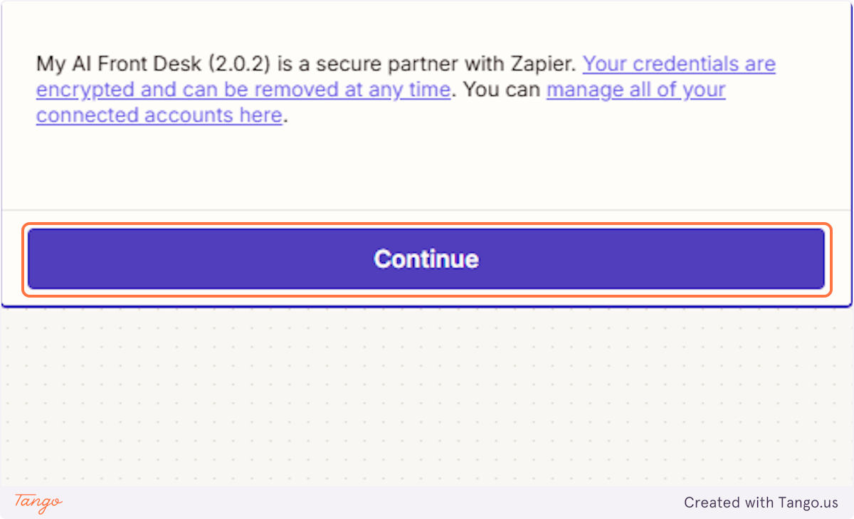 Click on Continue
