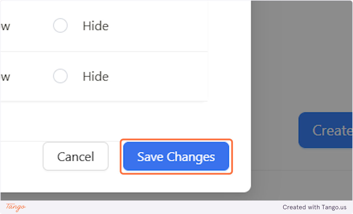 Click on Save Changes!