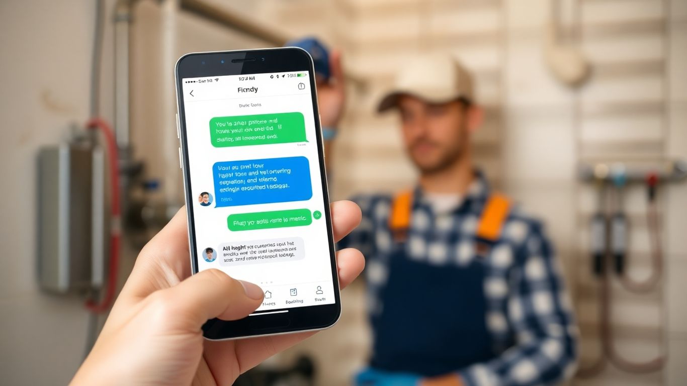AI answering service on a smartphone