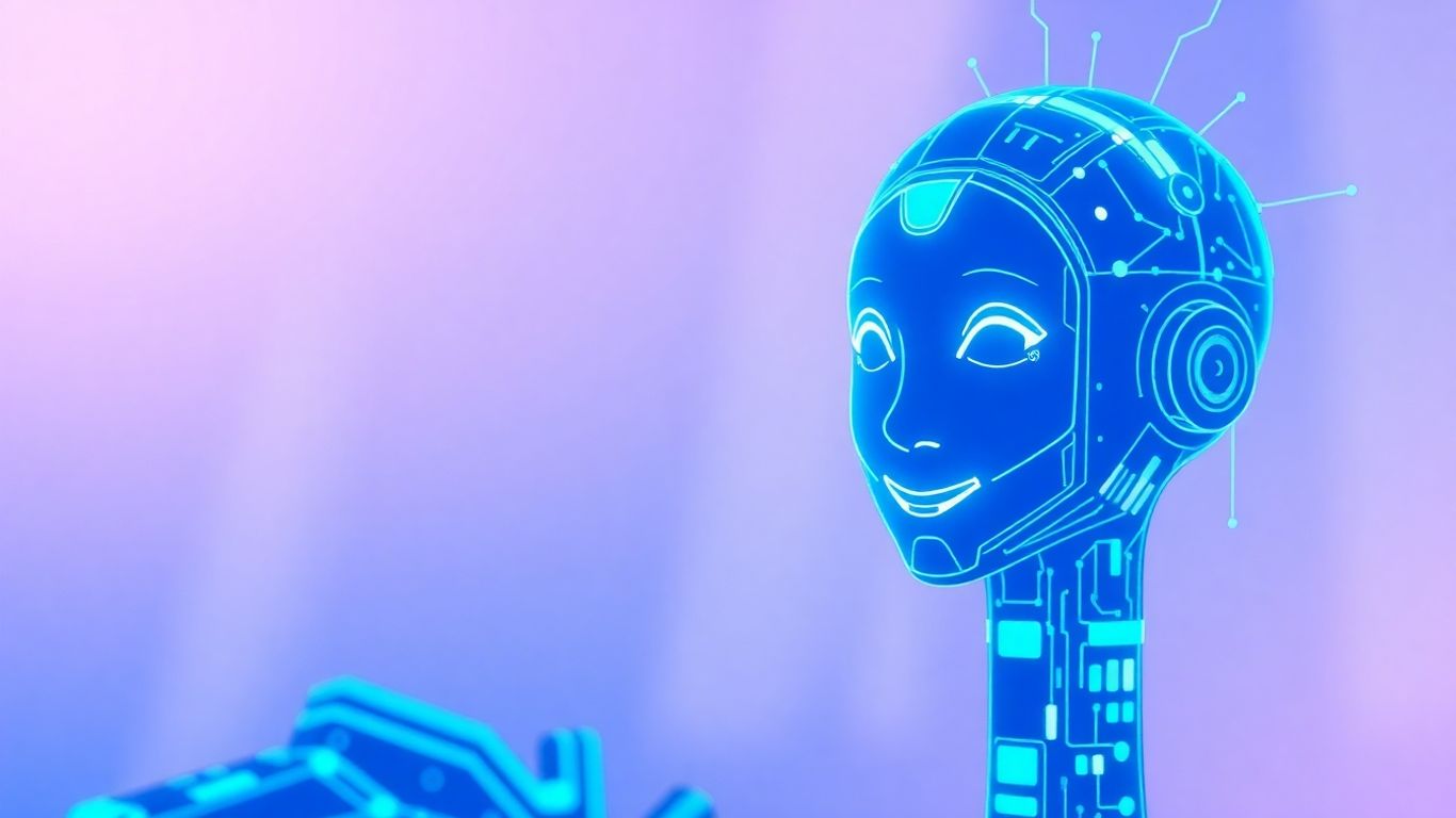 AI avatar interacting with customer service interface