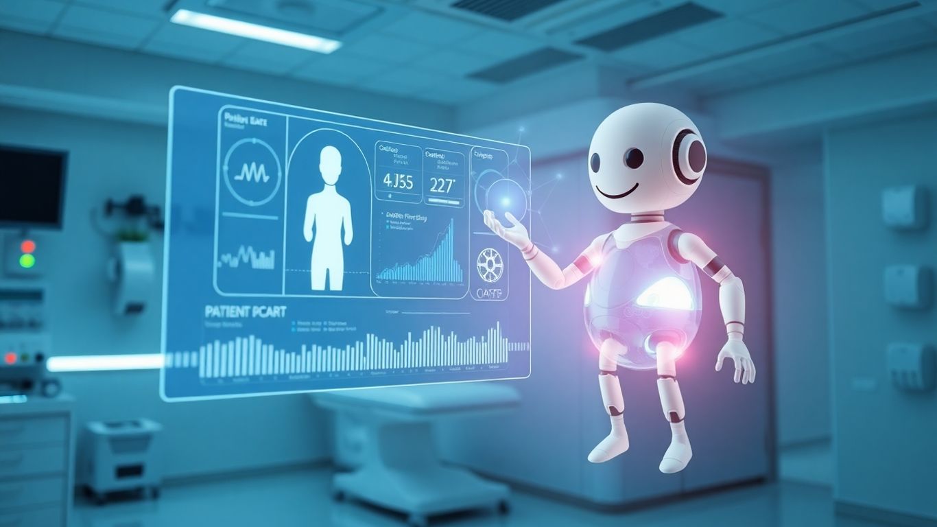 AI assisting in a medical setting