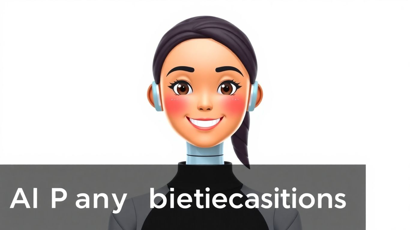 AI receptionist avatar smiling warmly