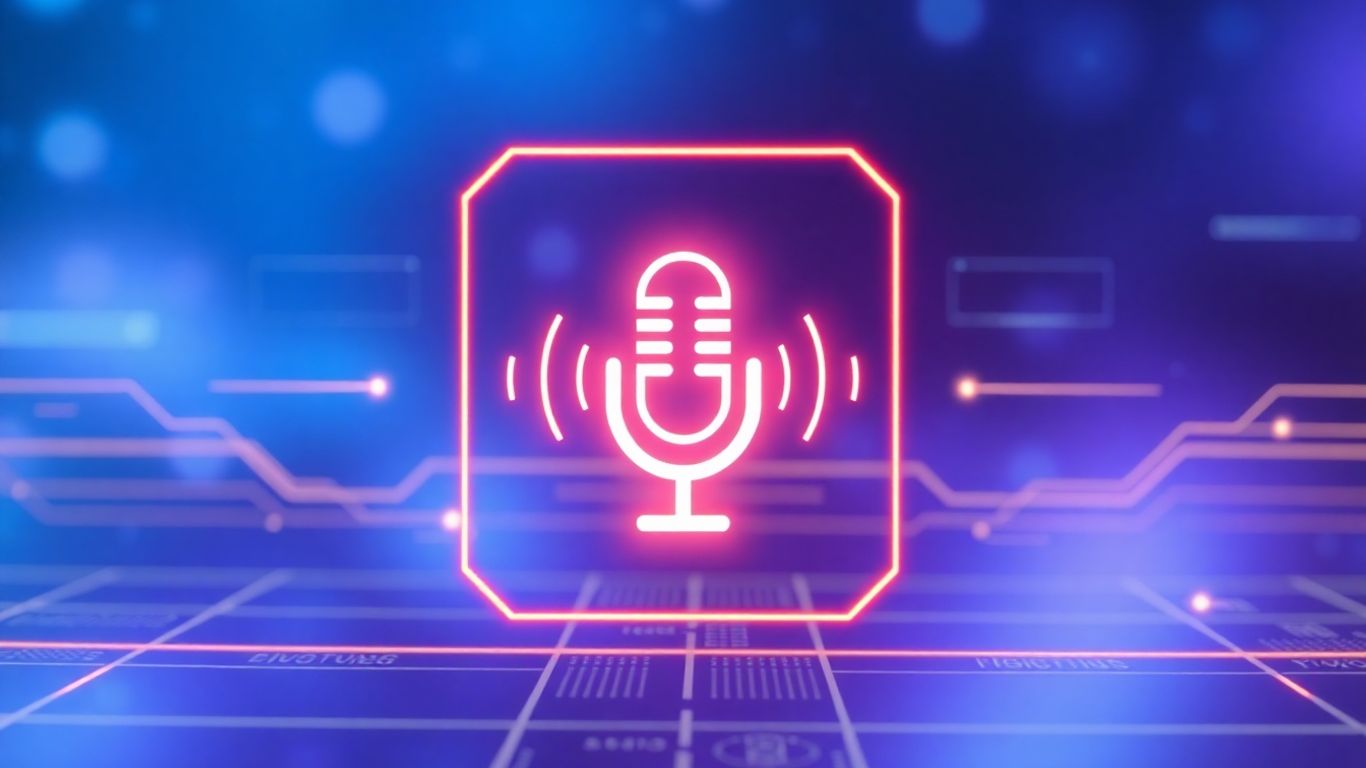 AI voicemail receptionist interface with sound waves