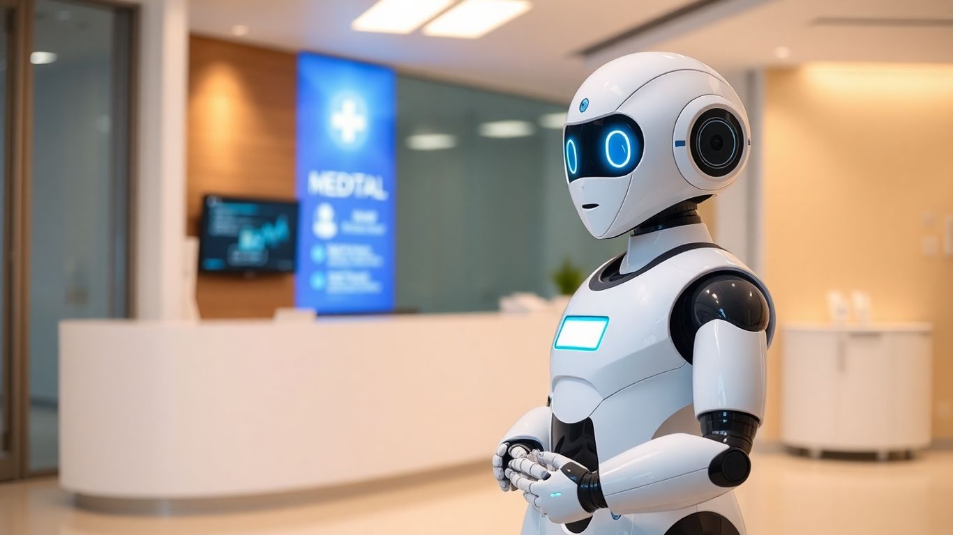 AI receptionist in a medical office
