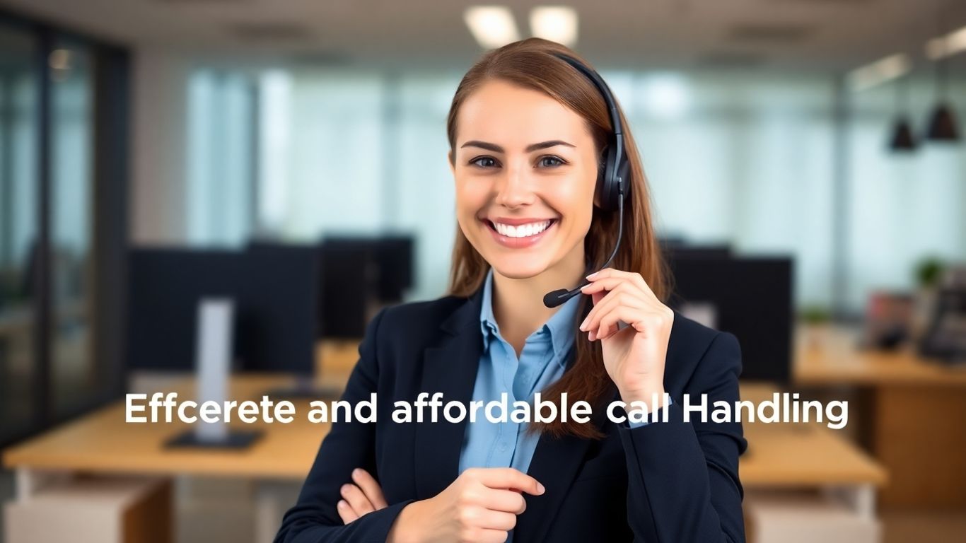 Friendly person with headset, ready to answer calls.