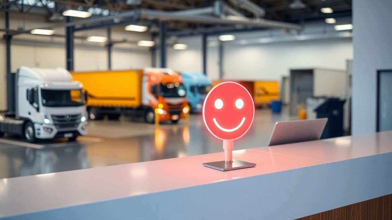 AI receptionist managing truck rentals and storage reservations.