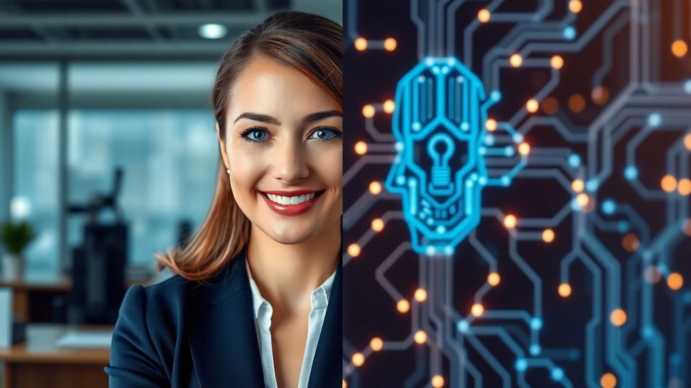 Human receptionist versus AI interface comparison