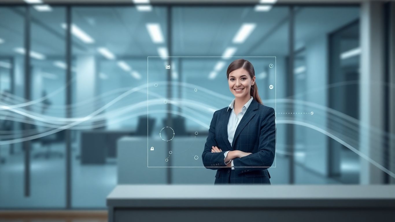 Virtual receptionist interface with seamless connectivity