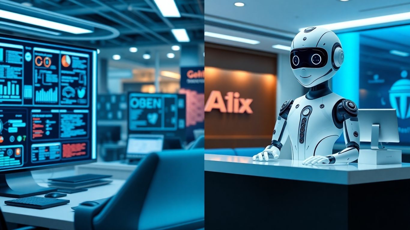 AI office manager and AI receptionist interfaces