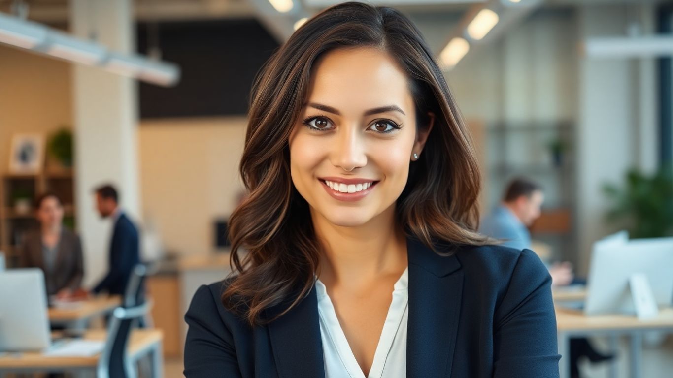 Professional woman in office